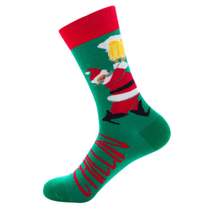 Patterned Christmas Socks