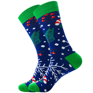 Patterned Christmas Socks