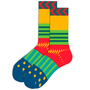 Patterned Christmas Socks